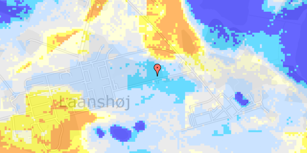 Ekstrem regn på Laanshøj Alle 85