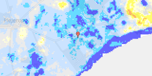 Ekstrem regn på Ærtebjergvej 19