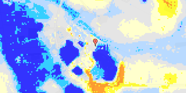 Ekstrem regn på Sdr Vråvej 121