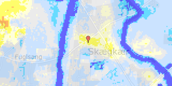 Ekstrem regn på Sindingvej 13