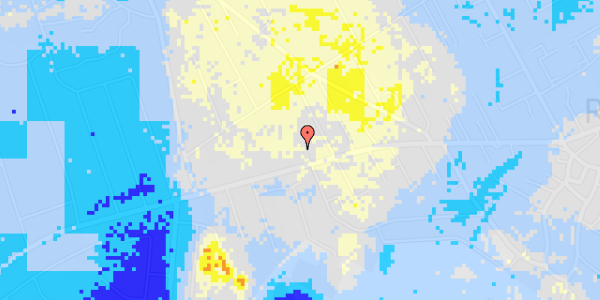 Ekstrem regn på Møllevej 1C