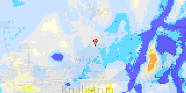 Ekstrem regn på Ventedgårdsvej 36A