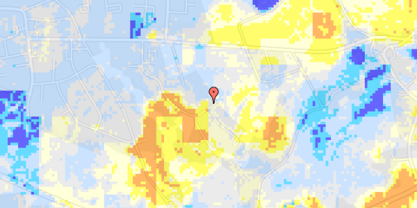 Ekstrem regn på Storedalsvej 35