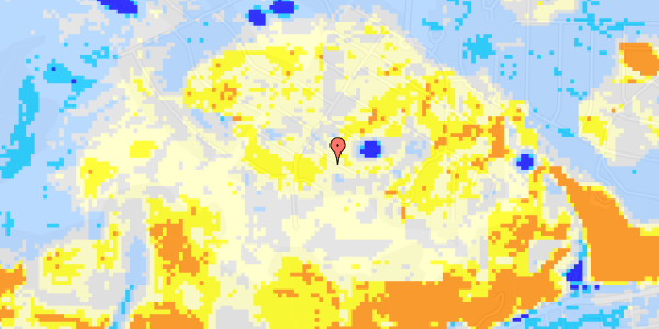 Ekstrem regn på Adonisvej 73