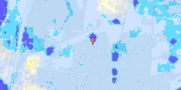 Ekstrem regn på Hasselvangen 105