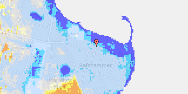 Ekstrem regn på Fasanvej 69B