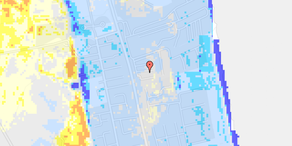 Ekstrem regn på Strandkanten 7, 2. th