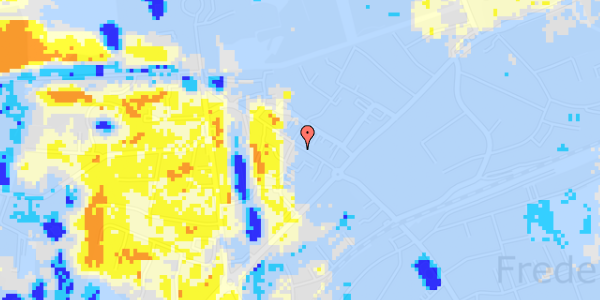 Ekstrem regn på Jernbanegade 24