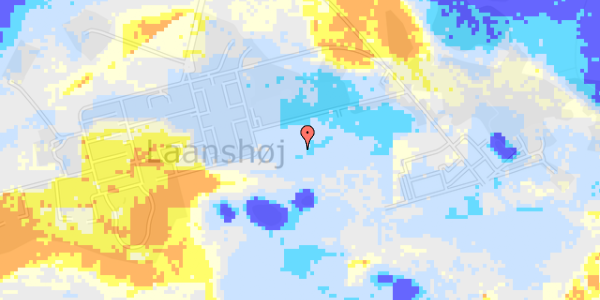 Ekstrem regn på Laanshøj Alle 42