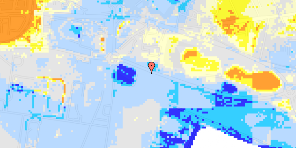 Ekstrem regn på Taurusvej 28