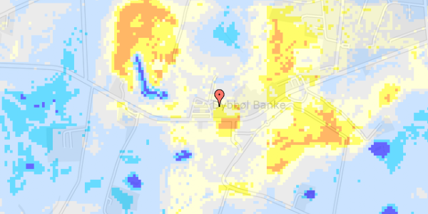 Ekstrem regn på Dybbøl Banke 22