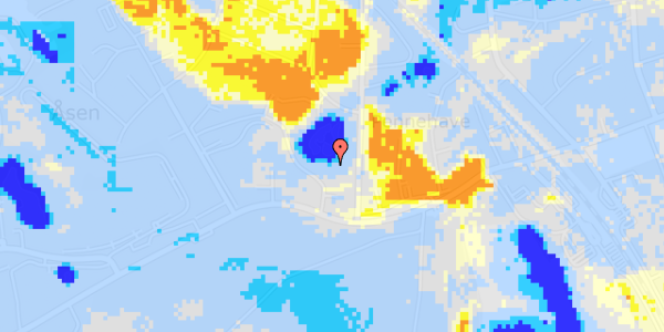 Ekstrem regn på Vallerød Banevej 5C