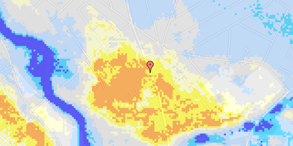 Ekstrem regn på Lindebjergvej 53