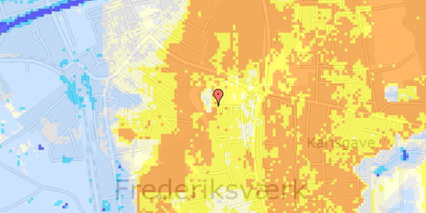 Ekstrem regn på Krudttårnsbakken 7, st. tv