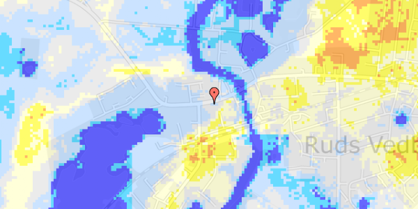 Ekstrem regn på Rudsgade 4B