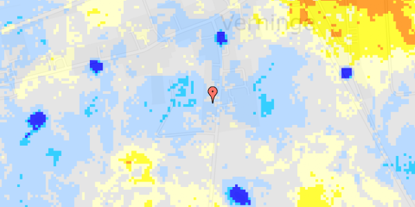 Ekstrem regn på Sydmarksvej 27