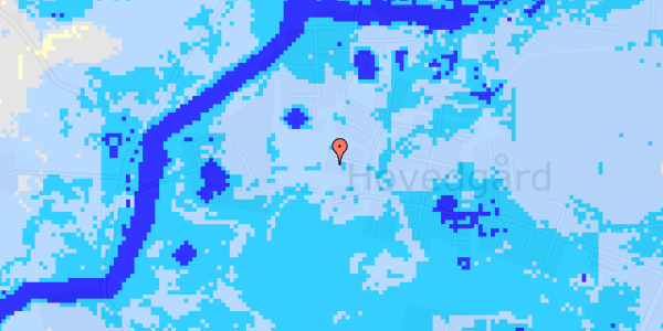 Ekstrem regn på N P Danmarksvej 133