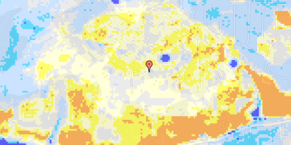 Ekstrem regn på Adonisvej 83