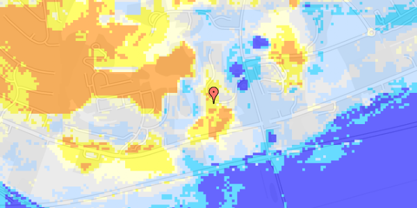 Ekstrem regn på Prins Paris Alle 15