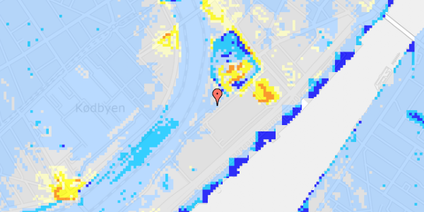 Ekstrem regn på Carsten Niebuhrs Gade 10