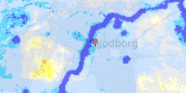 Ekstrem regn på Skodborg Vestergade 3, st. th