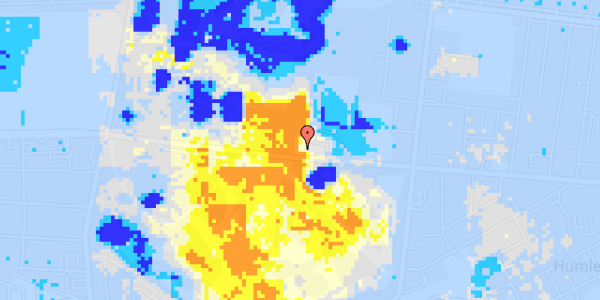 Ekstrem regn på Roskildevej 26