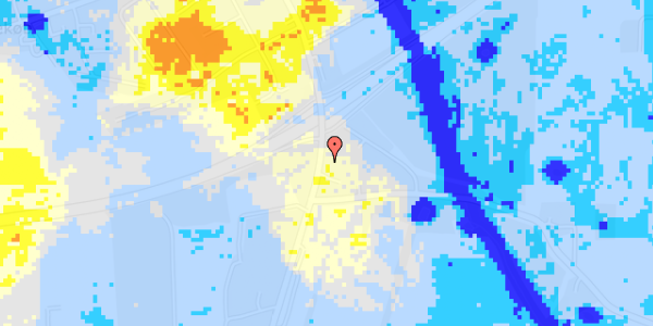 Ekstrem regn på Skamstrupvej 1