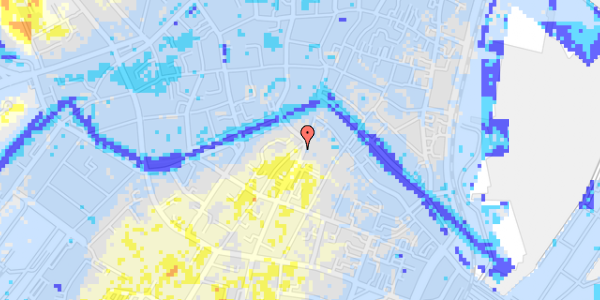 Ekstrem regn på Frederiksgade 25A, 1. 