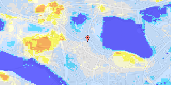 Ekstrem regn på Låsbygade 55