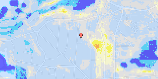 Ekstrem regn på Bernstorfflund Alle 70, 1. 4