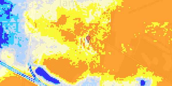 Ekstrem regn på Tarp Byvej 81F