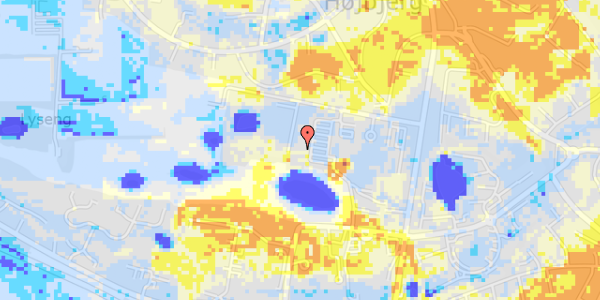 Ekstrem regn på Lyseng Allé 15C, st. 38