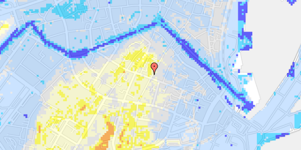 Ekstrem regn på Søndergade 44, 4. 