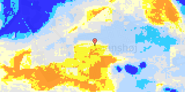 Ekstrem regn på Vestre Alle 17