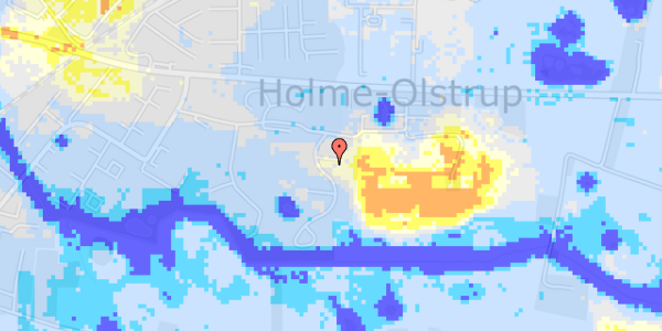 Ekstrem regn på Løgparken 46