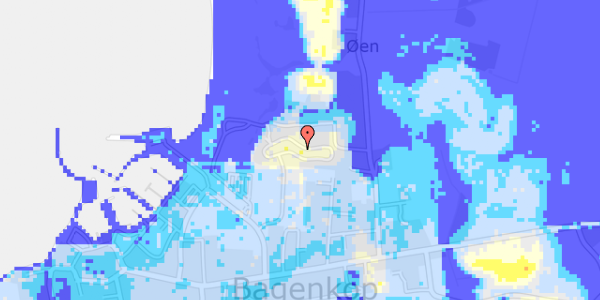 Ekstrem regn på Strandgårdsvej 58