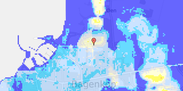 Ekstrem regn på Strandgårdsvej 99