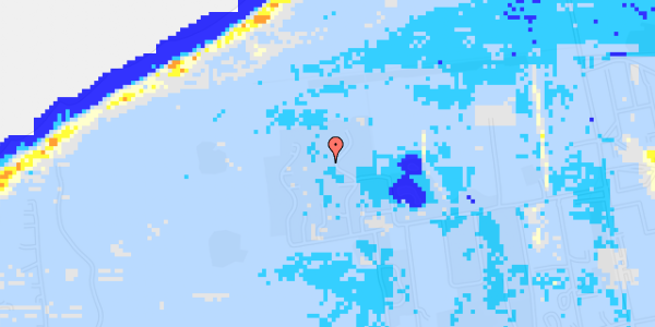 Ekstrem regn på Strandklit 86