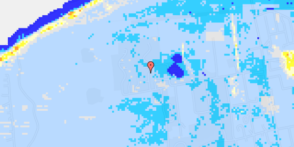 Ekstrem regn på Strandklit 96