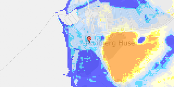 Ekstrem regn på Livøvej 123