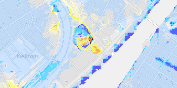 Ekstrem regn på Carsten Niebuhrs Gade 2D, 2. 