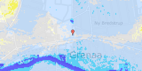 Ekstrem regn på Østerbrogade 69D