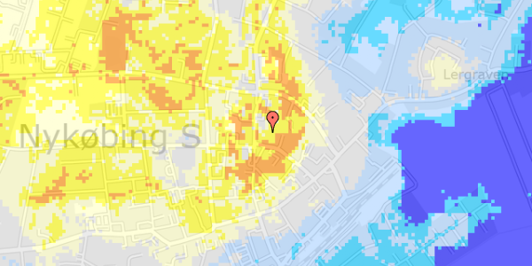 Ekstrem regn på Holtets Plads 4