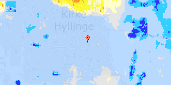 Ekstrem regn på Grimsager 13