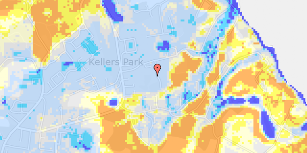 Ekstrem regn på H.O. Wildenskovsvej 14B