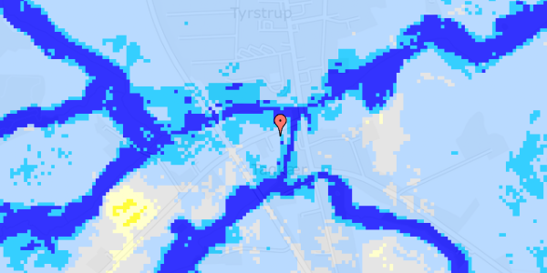 Ekstrem regn på Hjerndrupvej 5