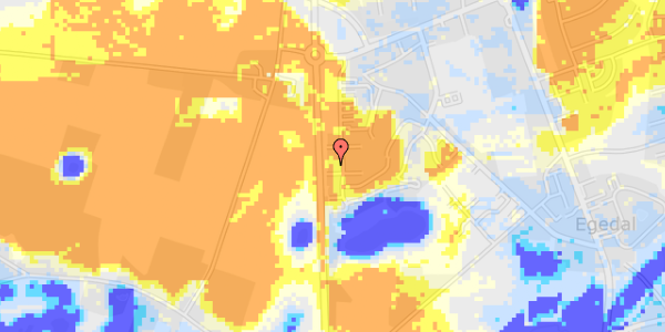 Ekstrem regn på Langagergård 34