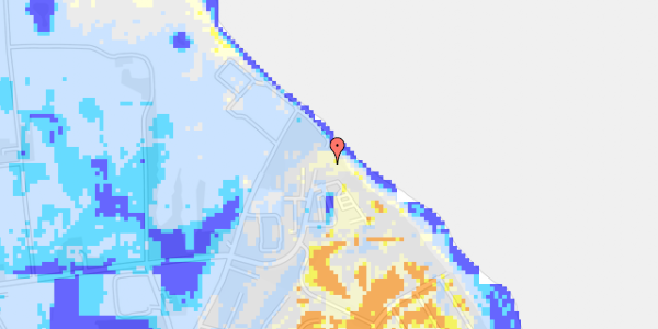 Ekstrem regn på Strandparken 82, 1. 210