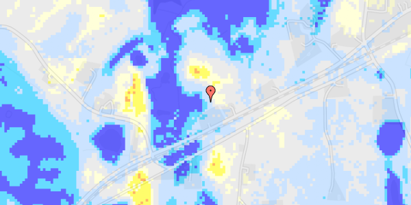 Ekstrem regn på Vestervigvej 123B