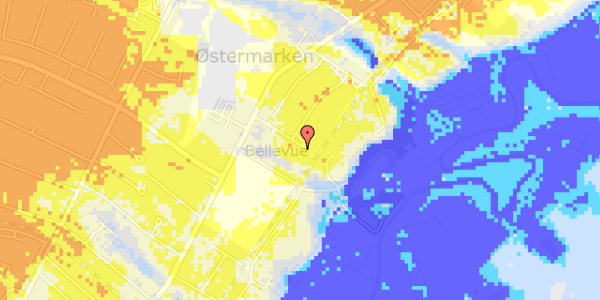 Ekstrem regn på Solskrænten 14, kl. 